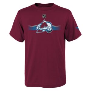 Youth Fanatics Burgundy Colorado Avalanche Authentic Pro Logo T-Shirt