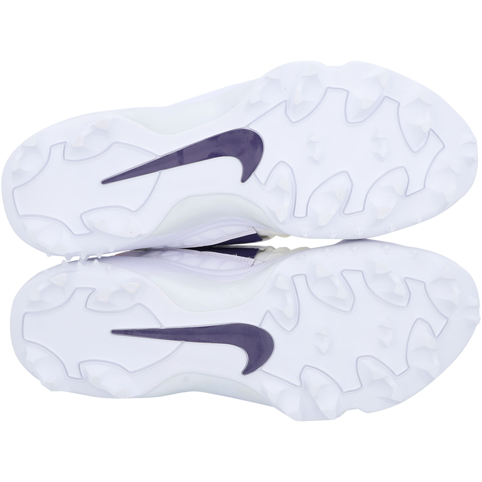 Clemson Tigers Team-Issued White Shark Cleats from the Football Program - Image 12