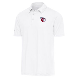 Men's Antigua  White Cleveland Guardians Par Polo