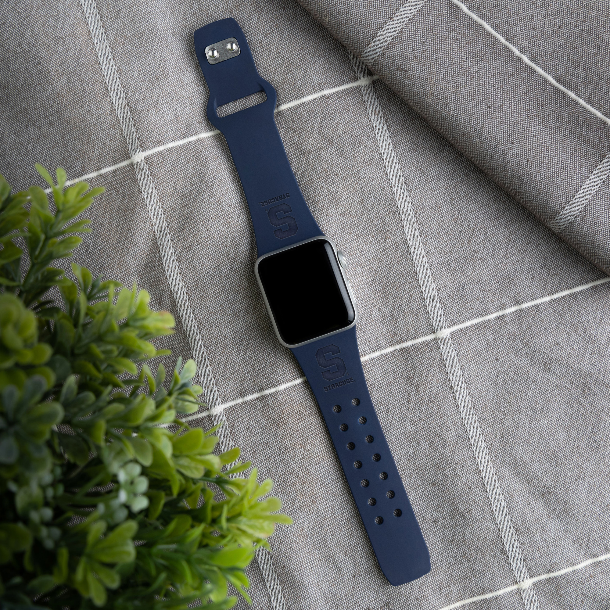 Syracuse Orange Debossed Silicone Apple Watch Band - Image 7