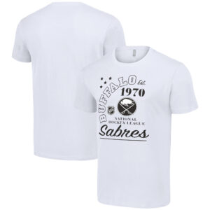 Men's Starter  White Buffalo Sabres Arch City Team Graphic T-Shirt