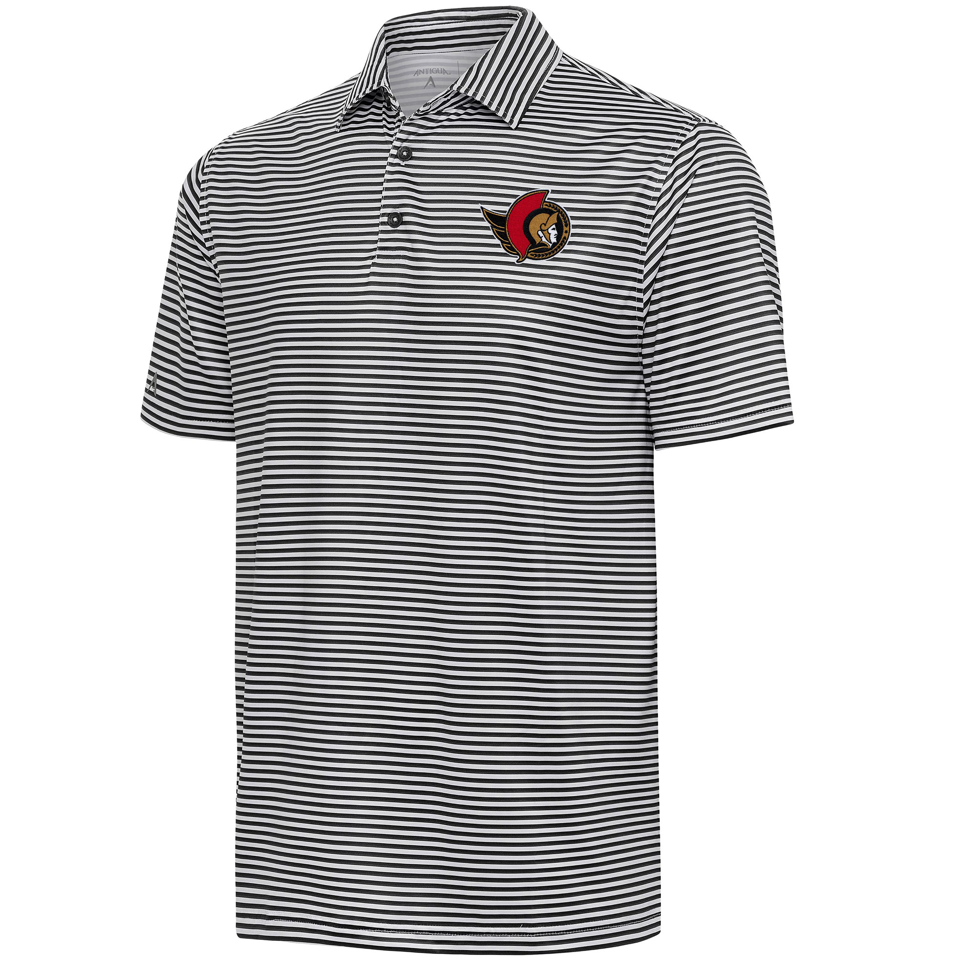 Men's Antigua Black Ottawa Senators Skills Polo