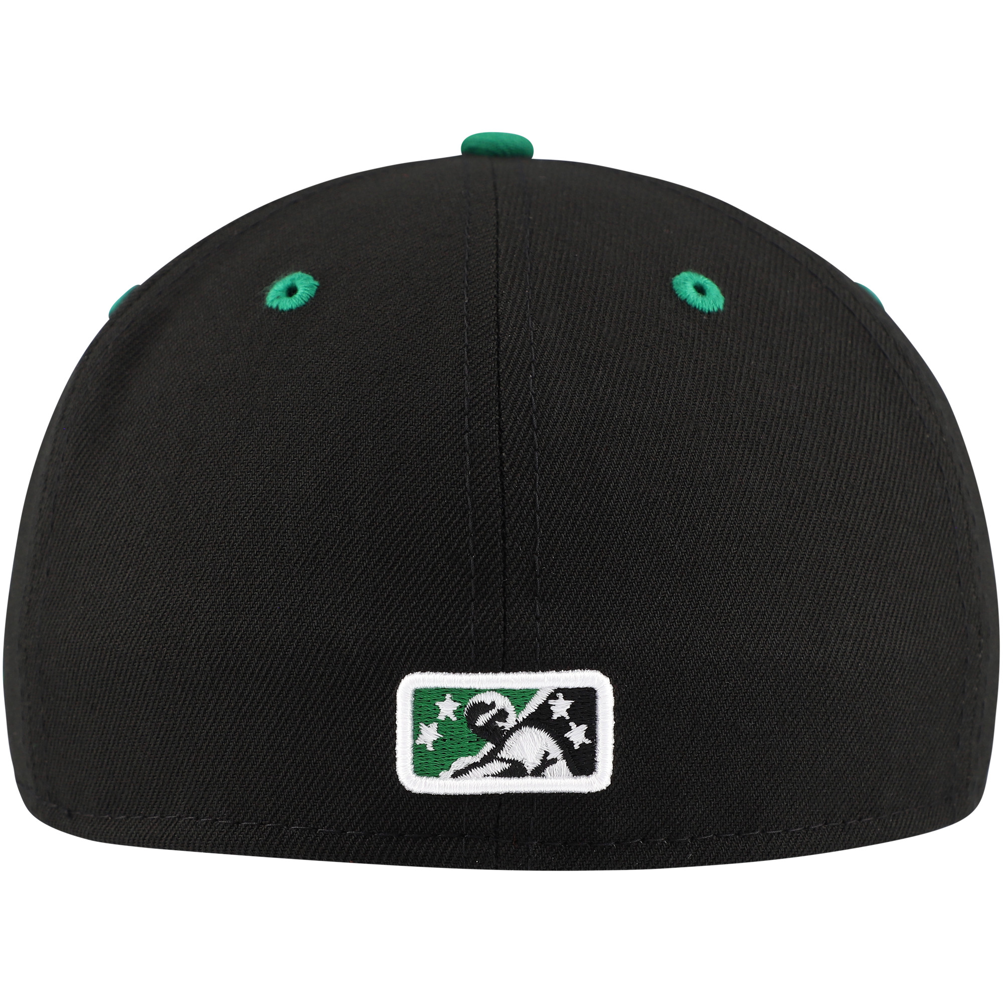 Men's New Era Black Greensboro Grasshoppers Authentic Collection 59FIFTY Fitted Hat - Image 5