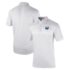 Men's Columbia White Buffalo Sabres Omni-Wick Total Control Polo