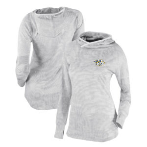 Women's Columbia White Nashville Predators Omni-Wick Sunday Ball Pullover Hoodie