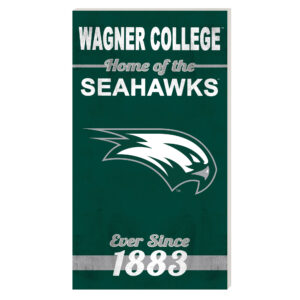 Wagner College Seahawks 11'' x 20'' Indoor/Outdoor Home Sign