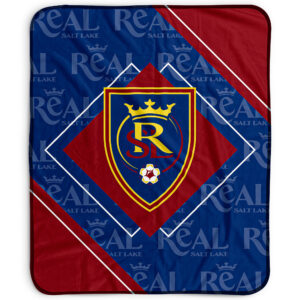 Pegasus Real Salt Lake 50" x 60" Diamond Logo Fleece Blanket