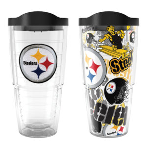Tervis  Pittsburgh Steelers NFL 2 Pack Allover & Emblem