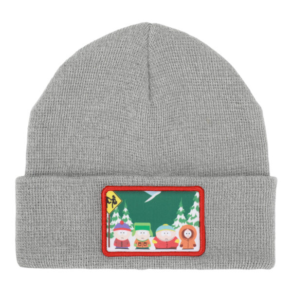 Men's  Gray South Park Cuffed Knit Hat - Image 7