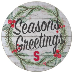 Stevens Institute of Technology Ducks 20'' x 20'' Season's Greetings Circle