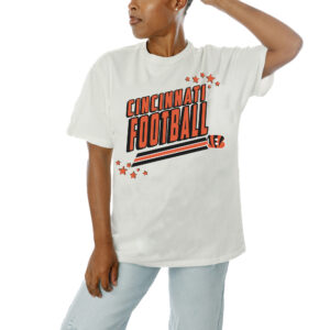 Women's Gameday Couture  White Cincinnati Bengals  Coming In Hot T-Shirt