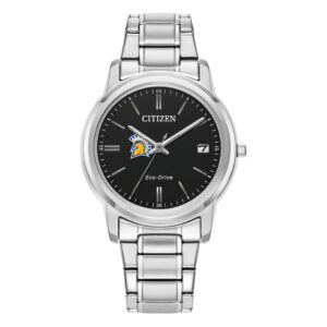 Women's Citizen Watch  Silver San Jose State Spartans Eco-Drive Black Dial Stainless Steel Watch