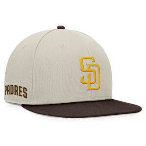 Men's Fanatics Khaki/Brown San Diego Padres Team Two-Tone Snapback Hat