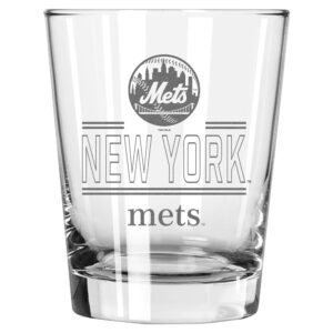 The Memory Company New York Mets 15oz. Double Old Fashioned Glass