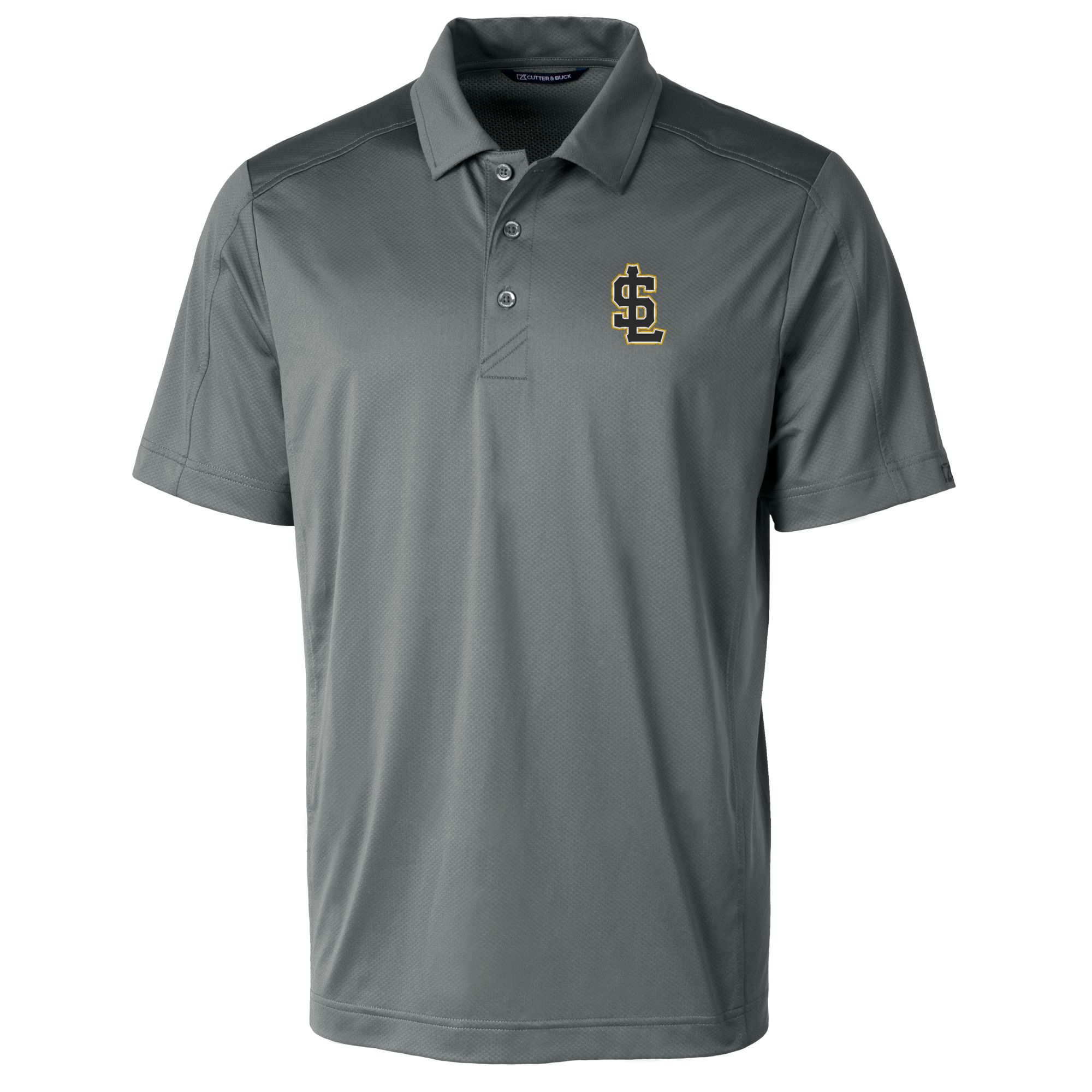 Men's Cutter & Buck Gray Salt Lake Bees Prospect Textured Stretch Polo - Image 3
