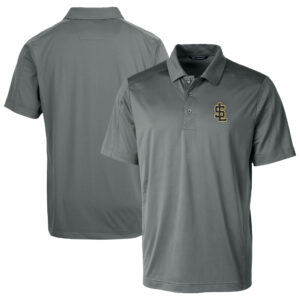 Men's Cutter & Buck Gray Salt Lake Bees Prospect Textured Stretch Polo