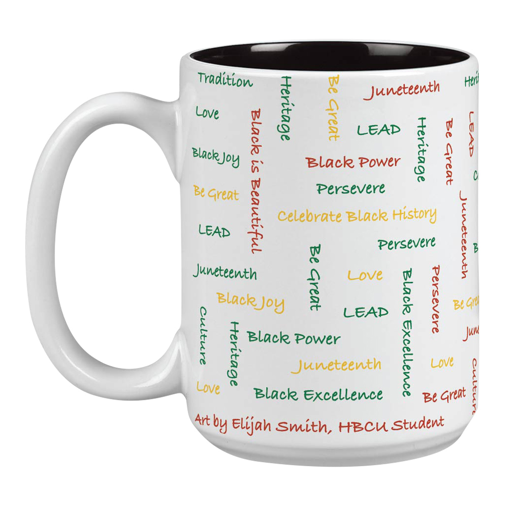 Jackson State Tigers 15oz. Black History Month Mug - Image 3