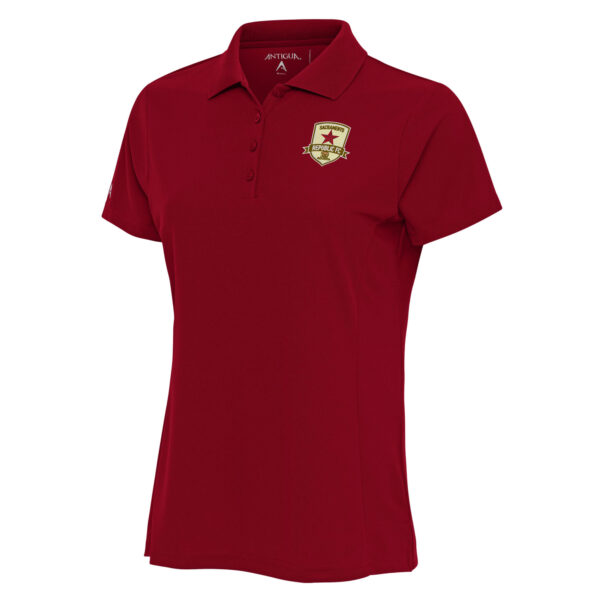 Women's Antigua Cardinal Sacramento Republic FC Legacy Pique Polo