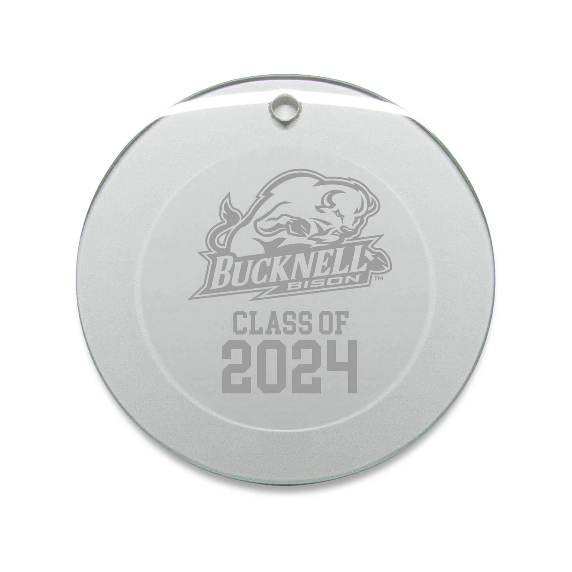 Bucknell Bison Class of 2024 3'' x 3'' Circle Ornament