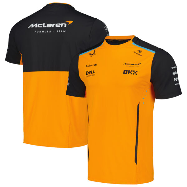 Men's Castore Orange McLaren F1 Team 2024 Set Up T-Shirt - Image 6