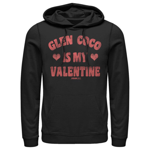 Men's Mad Engine Black Mean Girls Coco Valentine Pullover Hoodie