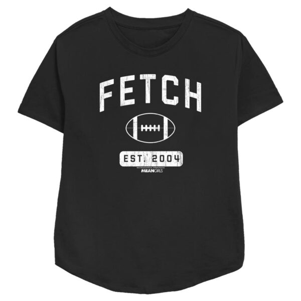 Women's Mad Engine Black Mean Girls Athletic Fetch Graphic T-Shirt