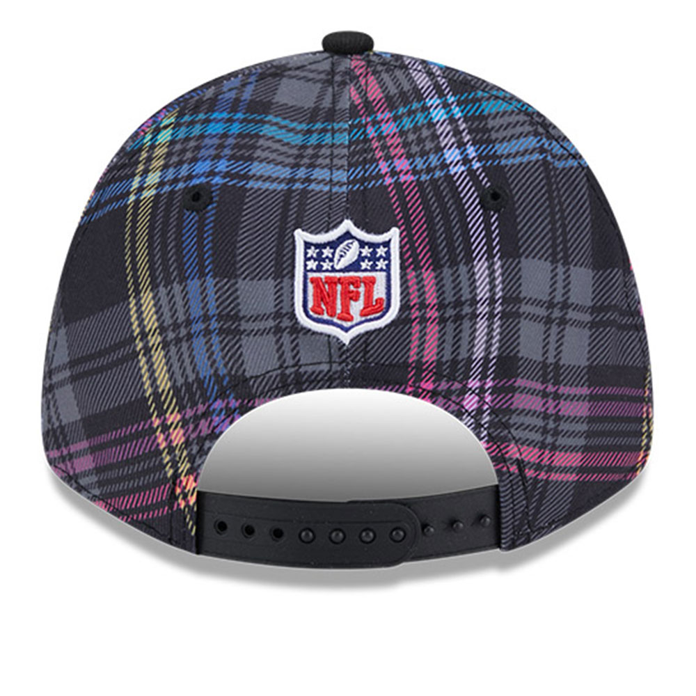 Men's New Era Black Dallas Cowboys 2024 NFL Crucial Catch Plaid 9FORTY Adjustable Hat - Image 5