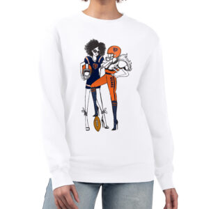 Women's G-III 4Her by Carl Banks  White Chicago Bears Football Girls Graphic Fleece Pullover Sweatshirt