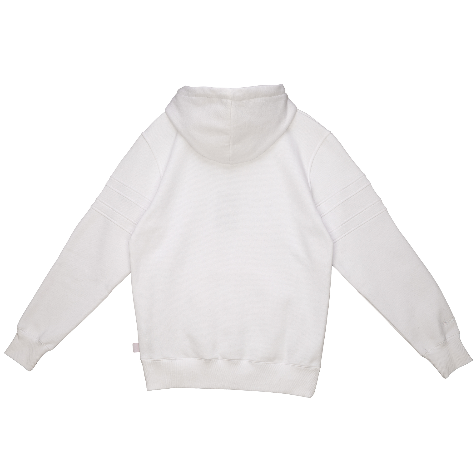 Men's Mitchell & Ness White LA Clippers Substantial Fleece Pullover Hoodie - Image 4