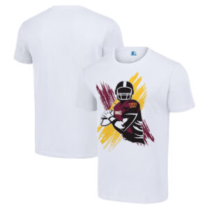Men's Starter White Washington Commanders Player X Logo Graphic T-Shirt