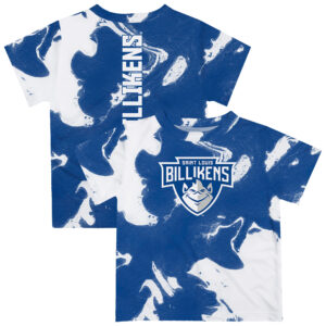 Infant Vive La Fete Blue/White Saint Louis Billikens Marble Print T-Shirt