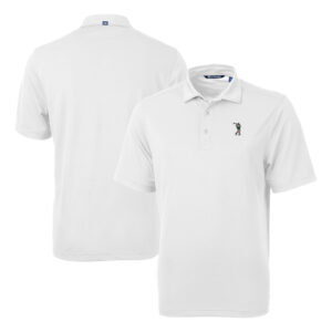 Men's Cutter & Buck White South Florida Bulls Virtue Eco Pique Recycled Polo