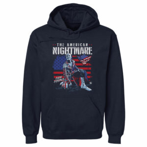 Men's 500 Level Navy Cody Rhodes American Flag Pullover Hoodie