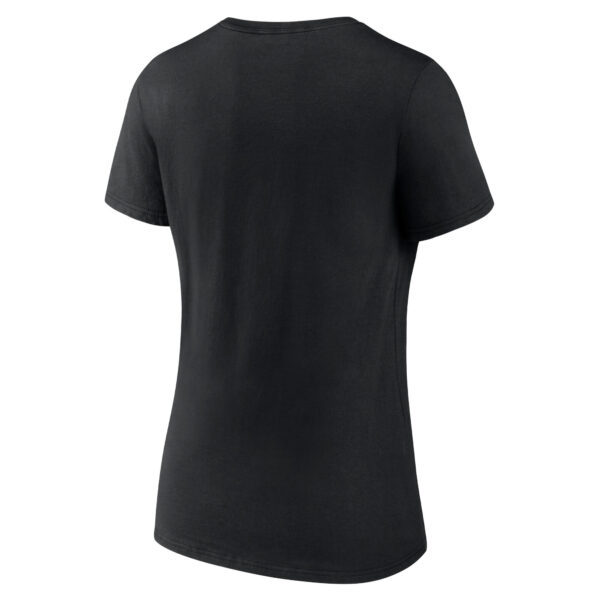 Women's Black Golden State Valkyries Primary Logo V-Neck T-Shirt - Image 7