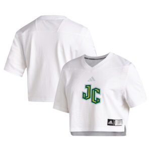 Women's adidas White New Jersey City Gothic Knights Crop Jersey