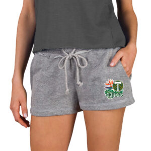 Women's Concepts Sport Gray Portland Timbers Mainstream French Terry Shorts