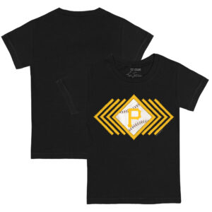 Infant Tiny Turnip Black Pittsburgh Pirates Prism Arrows T-Shirt