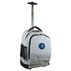MOJO Gray Minnesota Timberwolves 19'' Premium Wheeled Backpack