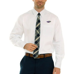 Men's White Wisconsin-Whitewater Warhawks Wicked Woven Button-Down Long Sleeve Shirt