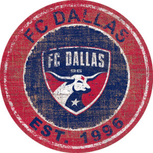 FC Dallas 24" x 24" Heritage Logo Round Sign
