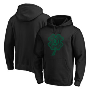 Men's Black Athletics St. Patrick's Day Celtic Charm Pullover Hoodie
