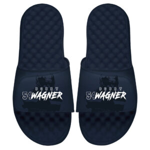 Men's ISlide Bobby Wagner Navy Seattle Seahawks Tonal Pop Slide Sandals