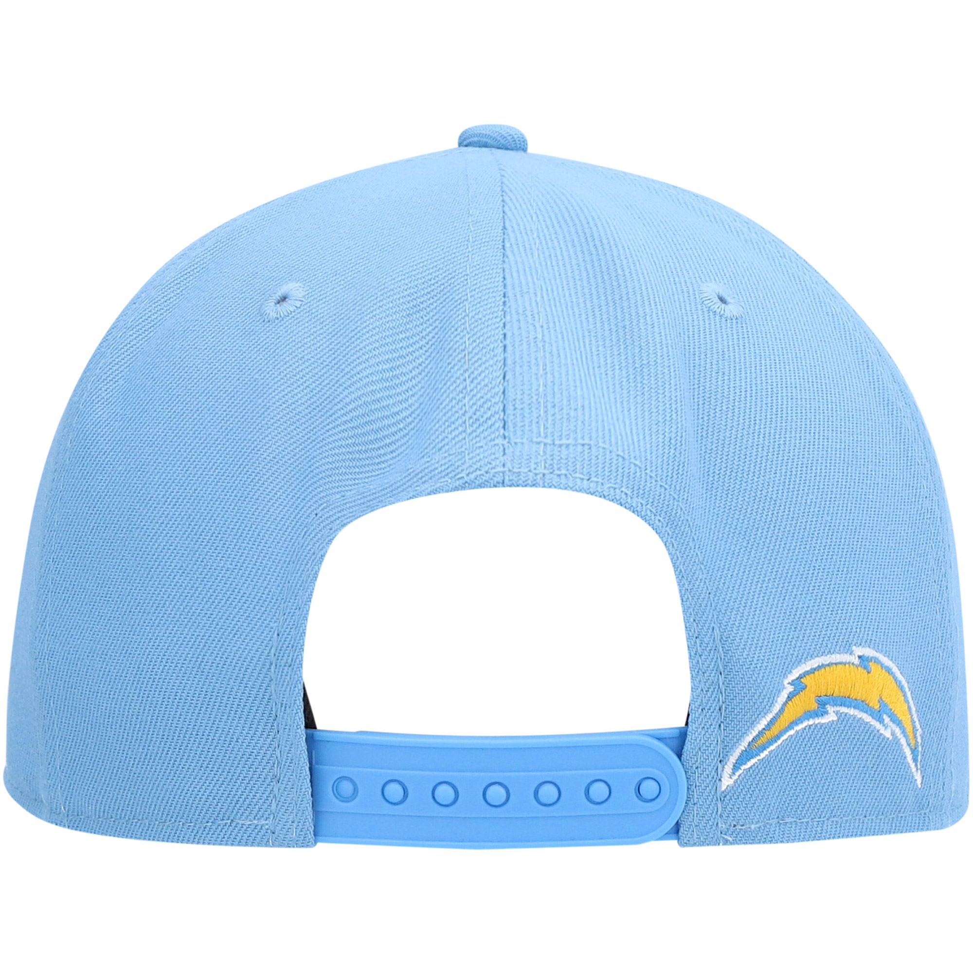 Men's New Era Powder Blue Los Angeles Chargers Script Original Fit 9FIFTY Snapback Hat - Image 5