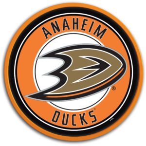 Anaheim Ducks 17.5'' x 17.5'' Modern Disc Wall Sign