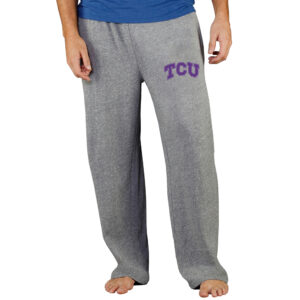 Men's Concepts Sport Gray TCU Horned Frogs Mainstream Terry Pants