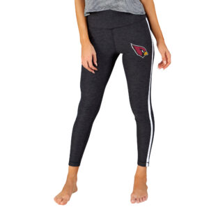 Women's Concepts Sport Charcoal/White Arizona Cardinals Centerline Knit Slounge Leggings