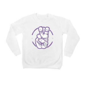Youth White TCU Horned Frogs End Zone Pullover Sweatshirt