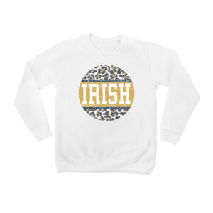 Youth White Notre Dame Fighting Irish Scoop & Score Pullover Sweatshirt
