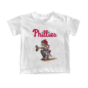 Youth Tiny Turnip White Philadelphia Phillies Kate the Catcher T-Shirt