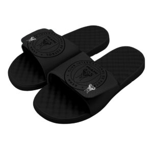 Men's ISlide Black Inter Miami CF Tonal Pop Slide Sandals
